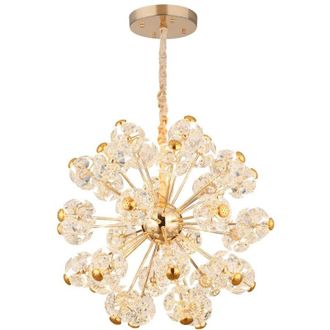 Globo Lighting Globo - L&aacute;mpara Colgante - Floriella - Dorado - Vidrio - &Oslash; 80cm