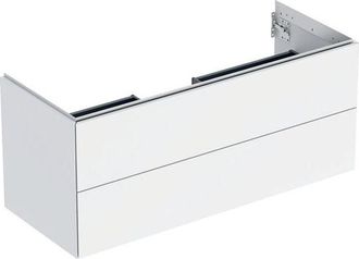 Keramag Geberit One Mueble Bajo Lavabo, 2 Cajones, 118.4x50.4x47cm