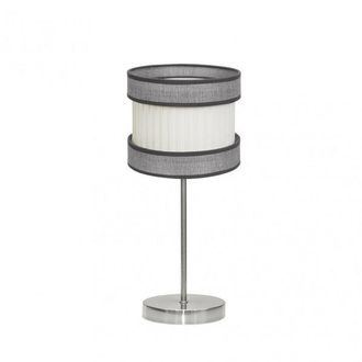 Fabrilamp Sobremesa Peq. Home 1xe14 Niquel/gris-beis 45x18x18 Cm