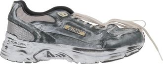 Autry Hyperway Low - Heren - Sneakers - Grijs - 42 EU - Leer - Schoenen