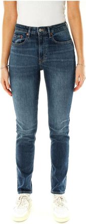 Denham Slim Fit Mid Waist Jeans - Dames - Slim Fit Jeans - Blauw - W29 L32 - Denim - Jeans