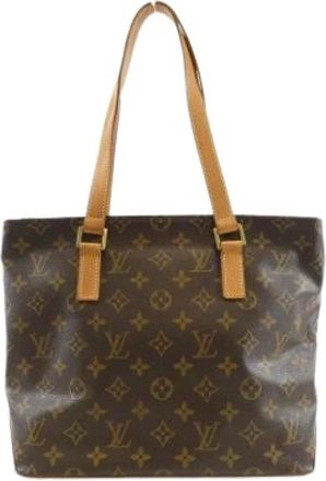 Louis Vuitton Pre-owned Tote Bags, female, Brown, Size: ONE SIZE Pre-owned Cabas Piano Tote Bag