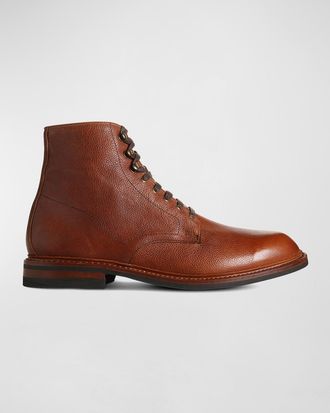 Allen Edmonds Men & apos;s Higgins Leather Lace-Up Boots