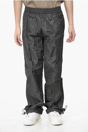 Off-white Nylon Joggers MAGNET with Ankle Drawstring size M