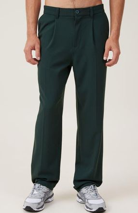 Cotton On Mens Relaxed Pleated Pant in Deep Teal at Nordstrom, Size 34