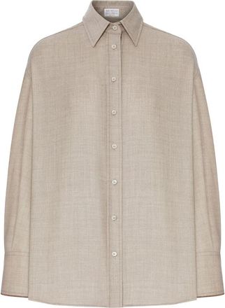 Brunello Cucinelli Cashmere Long-sleeve Shirt