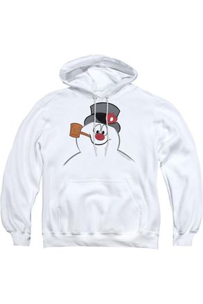 Gildan Frosty The Snowman Frosty Face Adult Pull Over Hoodie / Hooded Sweatshirt