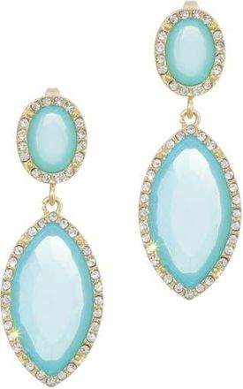 Adornia Crystal Halo Drop Earrings in Blue at Nordstrom Rack