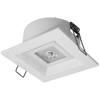 OEM Luminaria De Emergencia Led, Lovato P Eco 3w 6000k 1h, Monouso, &Oacute;ptica Abierta, Color Blanco