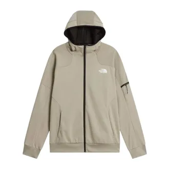 The North Face Fitness, Heren, Beige, 2Xl, Polyester, Mountain Athletics Full-Zip Fleece 2.0