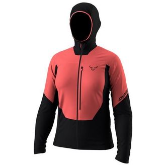 Dynafit Traverse Insulation Hooded Jacket Fleecejacke f&uuml;r Damen | schwarz/rot