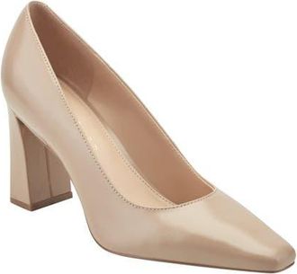 Marc Fisher Gretty Pointed Toe Pump in Medium Natural at Nordstrom, Size 9.5