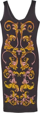 Versace Jeans Couture Dames, Jurken, Veelkleurig, Maat: XS Viscose