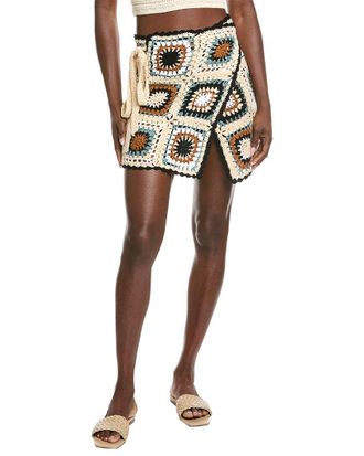 Elan Crochet Wrap Skirt
