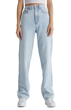 PacSun 90s High Waist Boyfriend Jeans in Medium Indigo at Nordstrom, Size 29