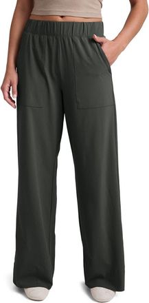 Beyond Yoga Wide Leg Utility Pants in Slate Green at Nordstrom, Size X-Small