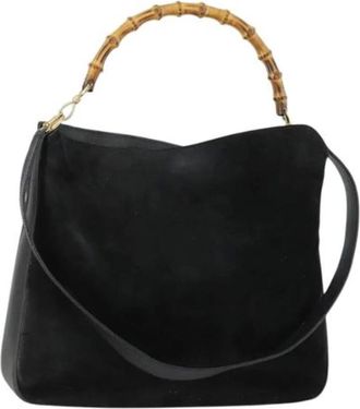 Gucci Pre-owned Shoulder Bags, female, Black, Size: ONE SIZE Pre-owned Vintage Shoulder Bag