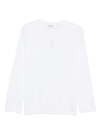Sandro cotton long sleeve T-shirt - White