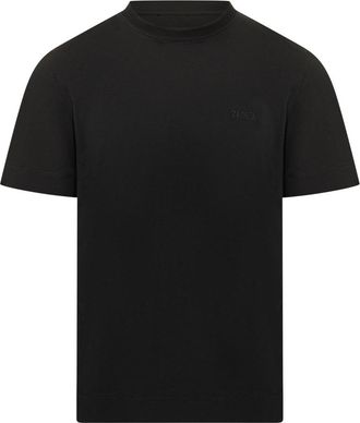 Ermenegildo Zegna Black Logo T-Shirt