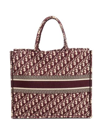 Dior monogram tote bag - Red