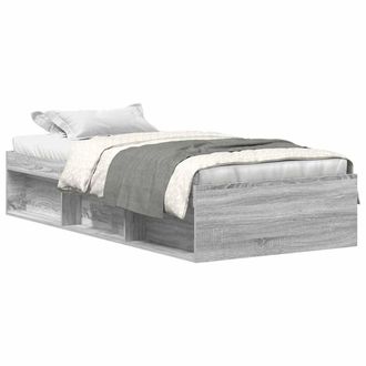 Berkfield Home Bed Frame Grey Sonoma 100x200 cm