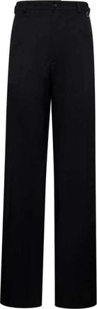 John Richmond Sartorial Broeken - Heren - Wijde Broeken - Zwart - L - Wol - Broeken