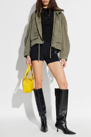 Alexander Wang Jacket With Logo, Womens, Green