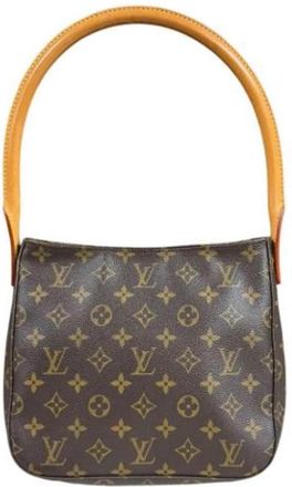 Louis Vuitton Pre-owned Vintage Monogram Shoulder Bag - Dames - Vintage Schoudertas - Bruin - ONE Size - Vintage
