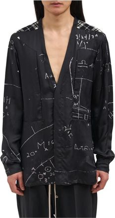 Rick Owens Larry Fogpocket Shirt - Heren - Casual Overhemden - Zwart - M - Overhemden