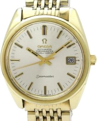 Omega Pre-owned Seamaster 168.022 Polshorloge - Heren - Vintage Horloges - Geel - ONE Size - Vintage