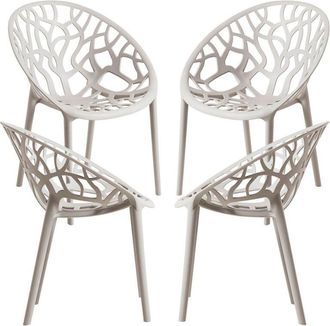 Regalos Miguel Regalos Miguel - Packs Sillas Jard&iacute;n - Pack 4 Sillas Nido - Gris Claro