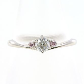 C&A Pink Platinum Platinum 900 Band Ring (Pre-Owned)
