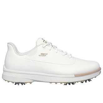 Skechers Womens GO Golf Jasmine 2 Sneaker, White/Gold, 6 UK