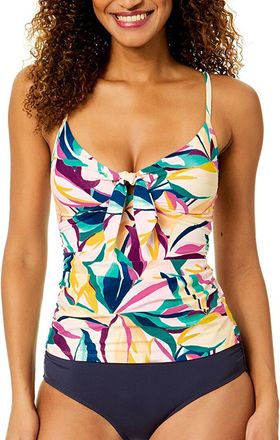 Anne Cole Bunny Tie Keyhole Front Tankini