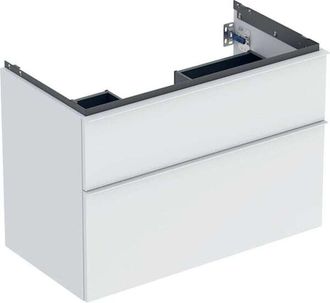 Keramag Keramag - Geberit Icon Mueble Bajo Lavabo, 2 Cajones, 88,8x61,5x47,6 Cm