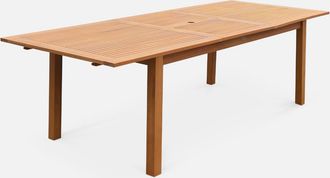 Sweeek Mesa De Jard&iacute;n De Madera Extensible, 8-10 Plazas
