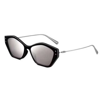 Dior MISSDIOR S1U Silver Geometric Ladies Sunglasses CD40107U 01C 56