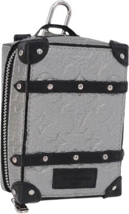 Louis Vuitton Pre-owned Canvas Key-holder - Dames - Vintage Accessoires - Grijs - ONE Size - Vintage