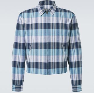 J.W.Anderson Checked cotton blouson jacket