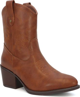 Yoki Gayle Western Boot in Cognac at Nordstrom Rack, Size 7.5