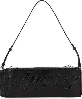Diesel Flag-D Glossy Black Rectangular Bag