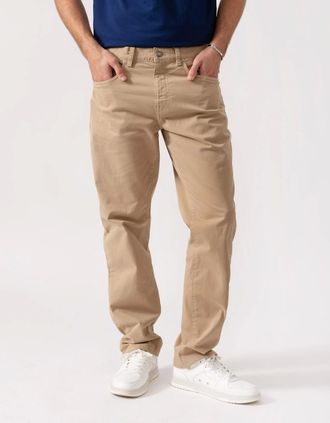 GANT Mens GANT Mens Regular Fit Desert Jeans - 248 Dark Khaki - Tan - Size: W34 l32