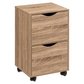 5five Simply Smart Torre De 2 Puertas Con Ruedas Efecto Madera - 5five