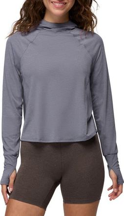 Prana Sol Searcher UPF 50 Sun Hoodie in Taro at Nordstrom, Size X-Large