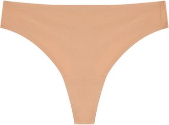 Chantelle Soft Stretch Thong - Light Brown - One Size