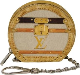 Louis Vuitton Pre-owned Wallets, female, Beige, Size: ONE SIZE Pre-owned Canvas wallets