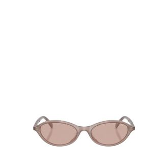 Emporio Armani Ea4281U Zonnebril - Dames - Accessoires - Beige - Maat: ONE Size Polyamide