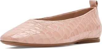 Naturalizer 27 Edit Carla Womens Flat Shoes Pink Phantom Leather : 7.5 W (C)