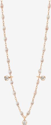 Gigi Clozeau Roségold- und Diamanthalskette Gigi Suprême 3 Diamants Opale - 45 cm