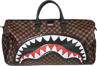 Sprayground Sharks in Paris WTF Bubble Duffle - Heren - Weekendtassen - Bruin - ONE Size - Tassen